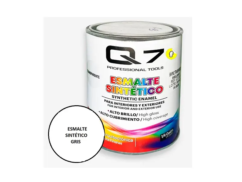PINTURA ESMALTE SINTÉTICO GRIS 1L