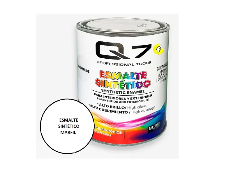 PINTURA ESMALTE SINTÉTICO MARFIL 1L