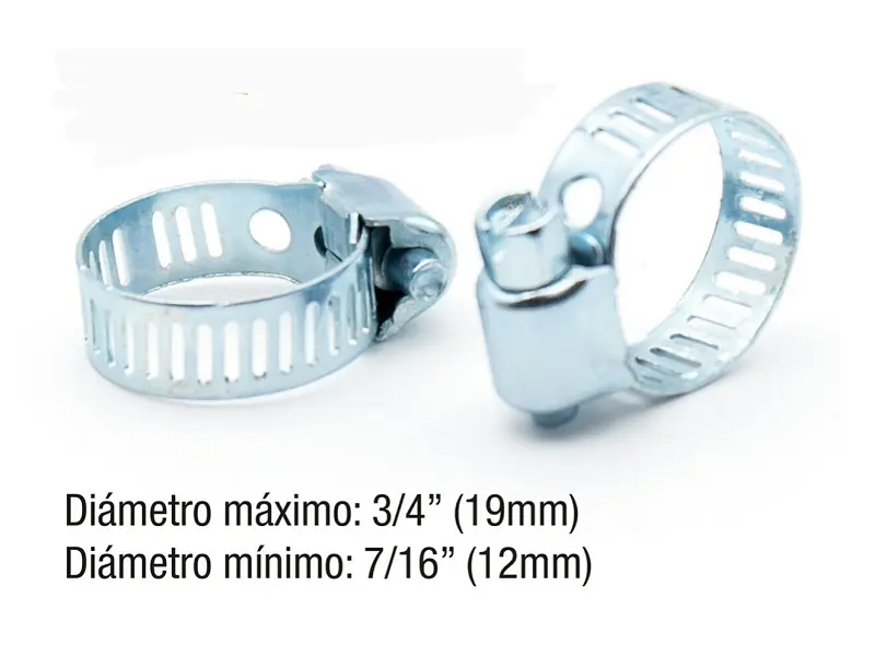 PRESILLA DE ACERO DE 7/16" A 3/4"