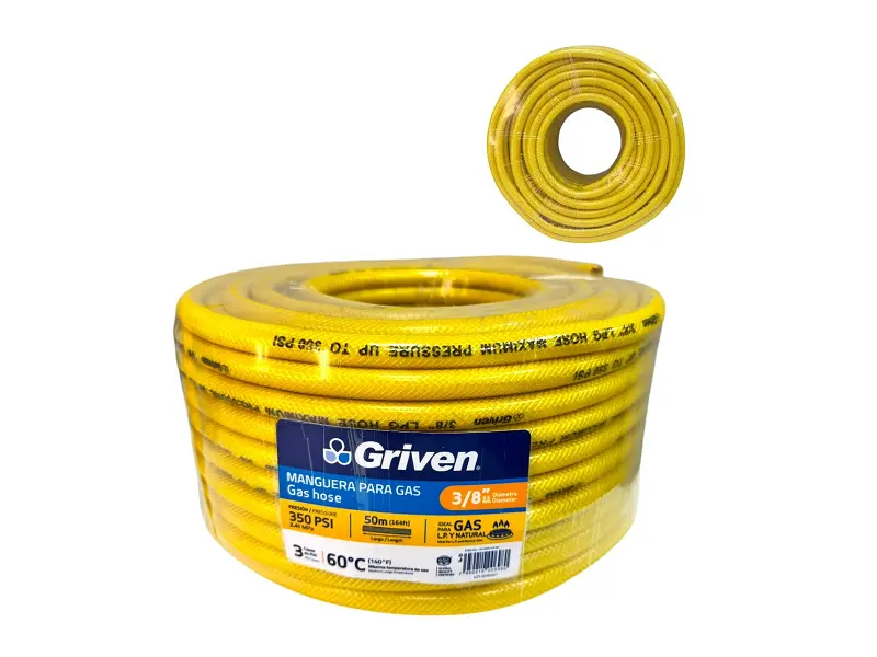 ROLLO MANGUERA PARA GAS 3/8" (U/M VENTA 1 Metro)