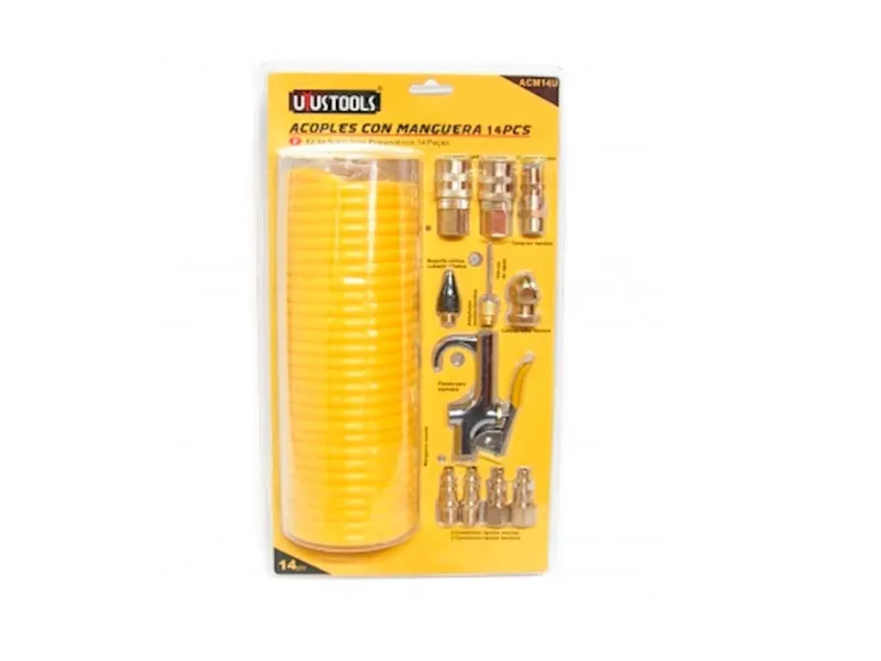 ACOPLES CON MANGUERA 14PCS UYUSTOOLS