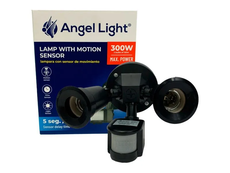 LAMPARA CON SENSOR DE MOVIMIENTO
