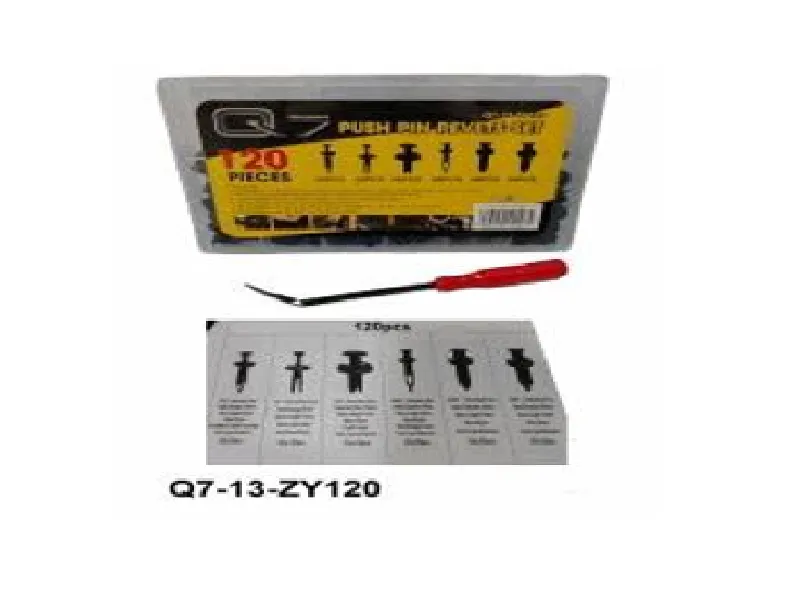 SET DE 120 PCS REMACHE PLASTICO TIPO PUSH-Q7