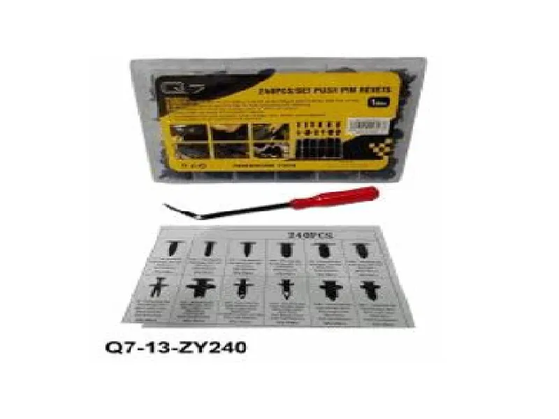 SET DE 240 PCS REMACHE PLASTICO TIPO PUSH-Q7