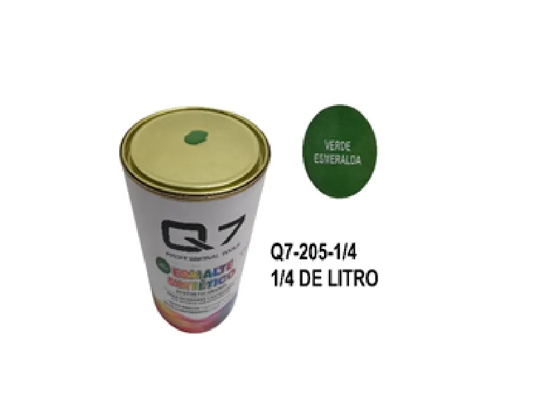 PINTURA ESMALTE SINTETICO-VERDE ESMERAL-1 LITRO-Q7