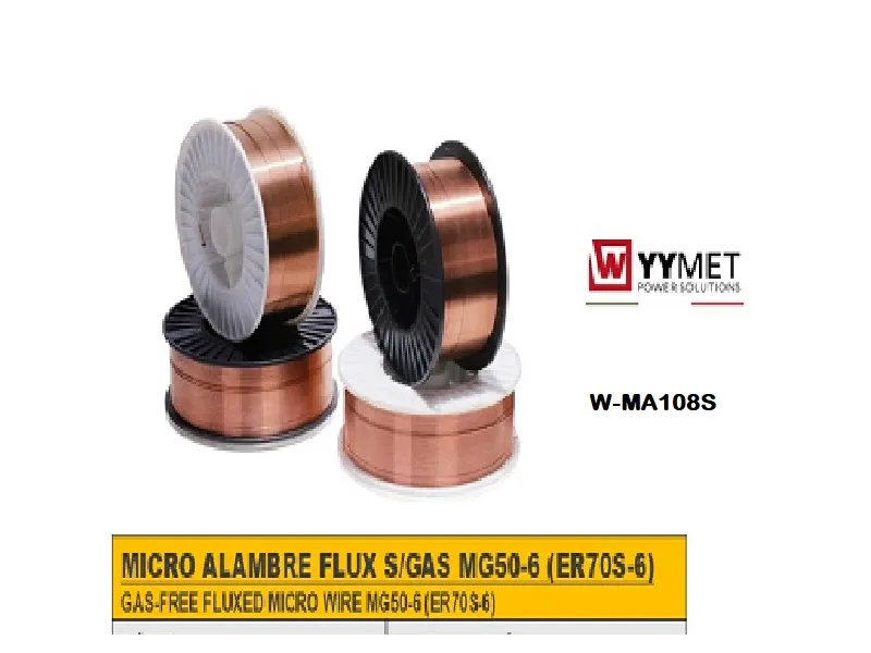 MICROALAMBRE SOLIDO S/GAS E71T-GS   0.8mm 1KG (ALAMBRE PARA SOLDAR)