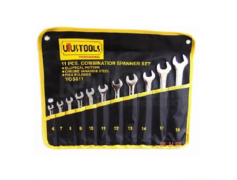 LLAVE COMB. CR-V.11PCS/SET CROMADO