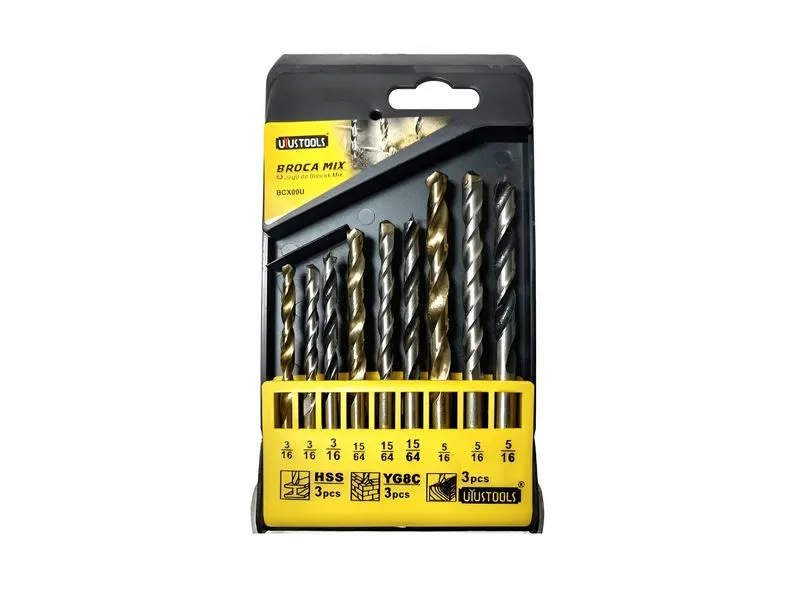BROCA MIX 9PCS (FIE/MAD/CONC) UYU