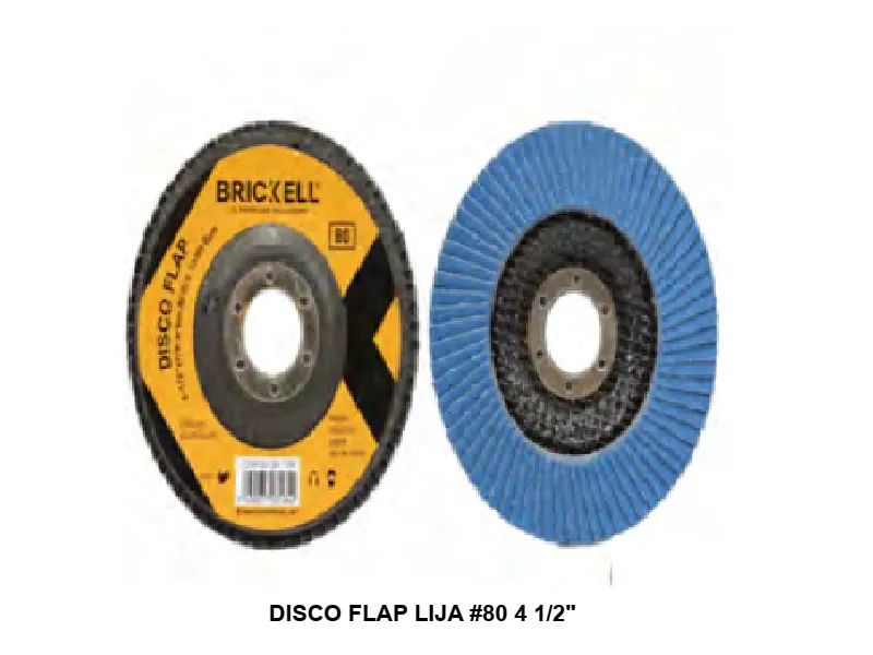 DISCO FLAP LIJA #80 4 1/2"