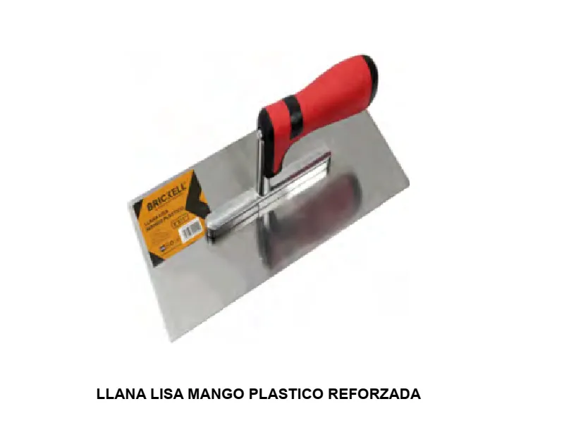 LLANA LISA MANGO PLASTICO REFORZADA