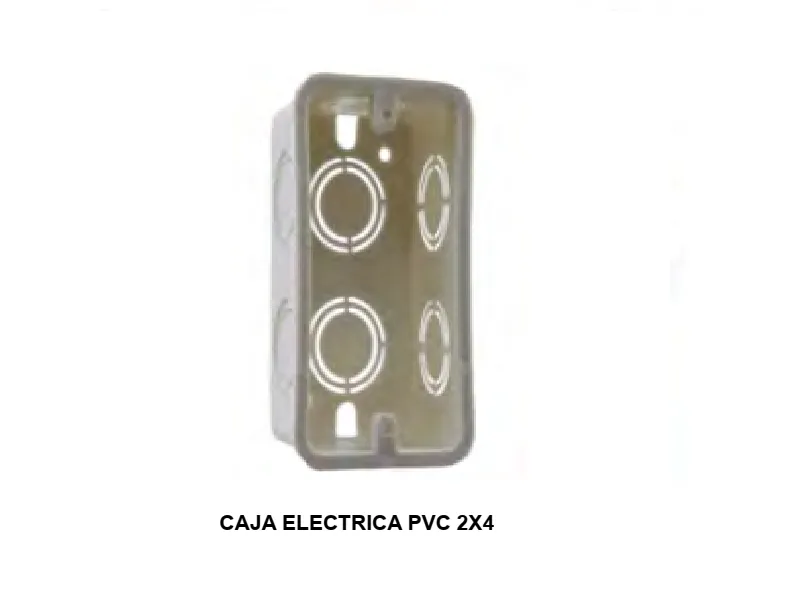 CAJA ELECTRICA PVC 2X4