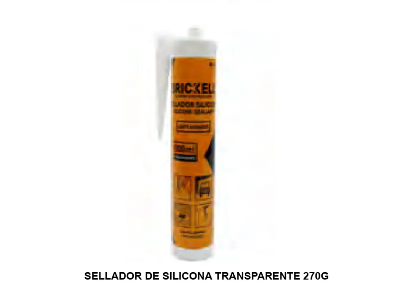 SELLADOR DE SILICONA TRANSPARENTE 270G