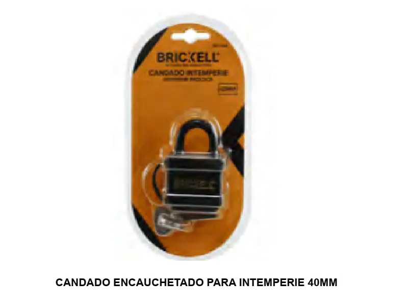 CANDADO ENCAUCHETADO PARA INTEMPERIE 40MM