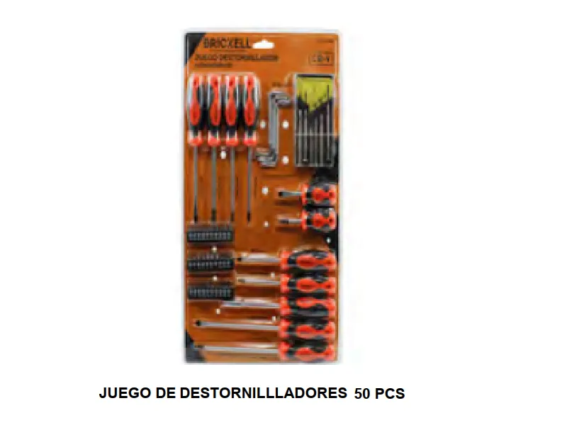 JUEGO DE DESTORNILLADOR 50 PCS