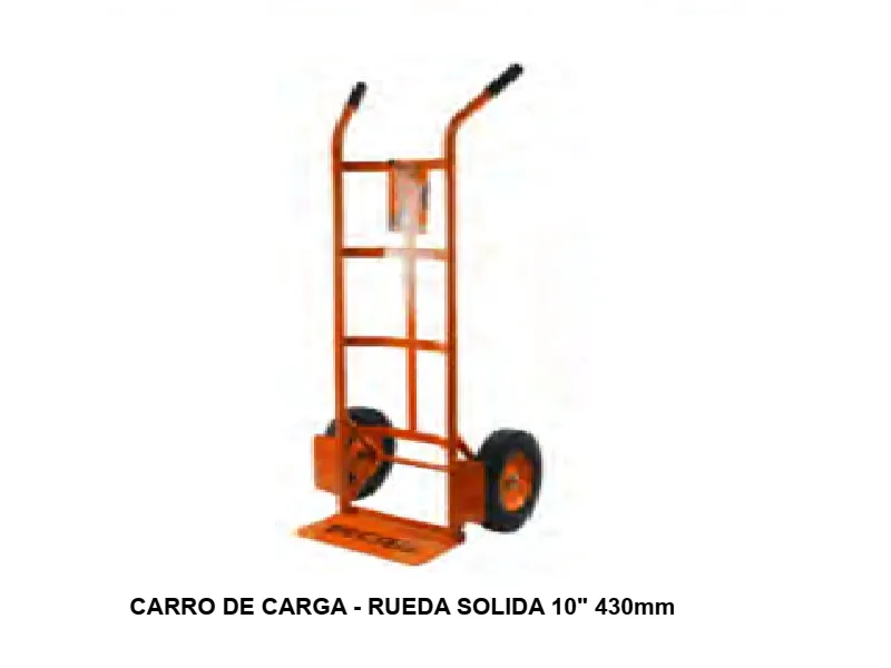 CARRO DE CARGA - RUEDA SOLIDA 10" 430mm