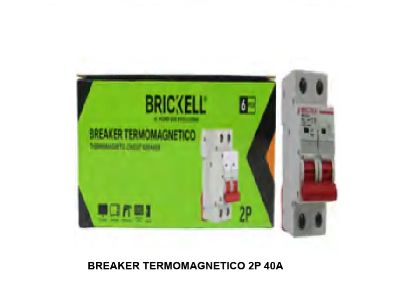 BREAKER TERMOMAGNETICO 2P 40A