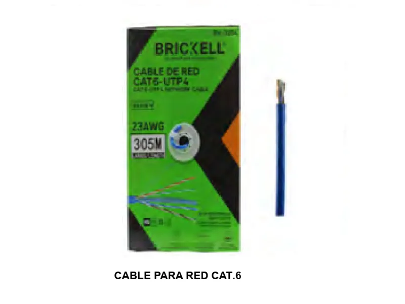 CABLE PARA RED CAT.6  (U/M VENTA 1 METRO)