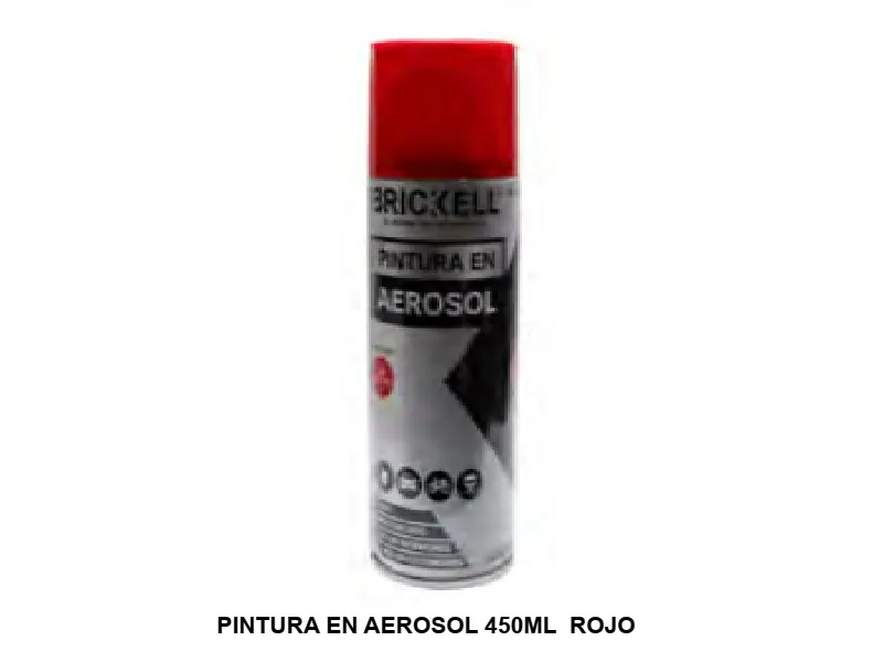PINTURA EN AEROSOL EN 450ML COLOR ROJO #6