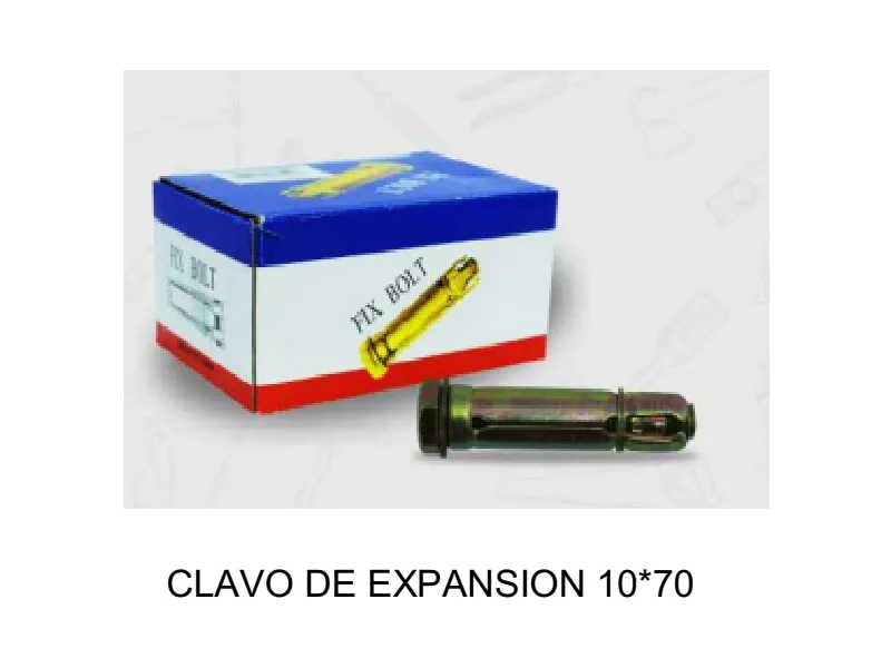 CLAVO DE EXPANSION 10*70 (U/M VENTA 1)
