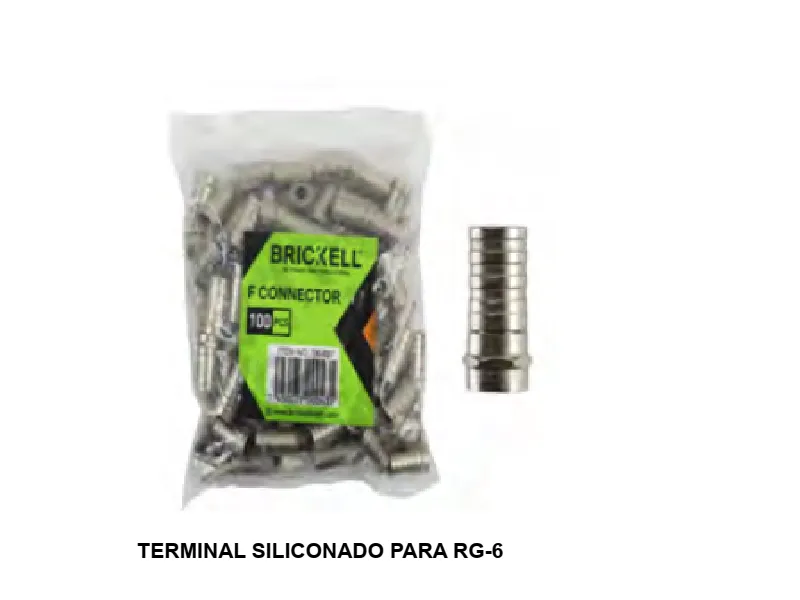 TERMINAL SILICONADO PARA RG-6