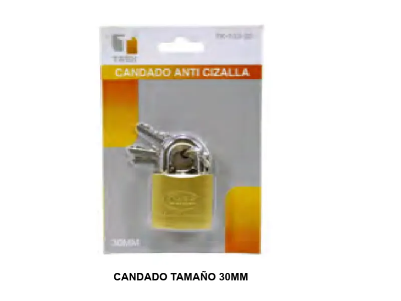 CANDADO TAMAÑO 30MM