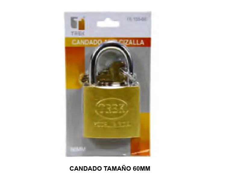 CANDADO TAMAÑO 60MM