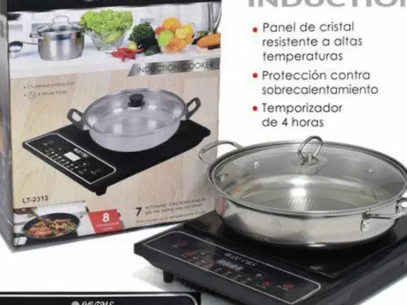 FOGÓN DE INDUCCIÓN CON CAZUELA LOTUS