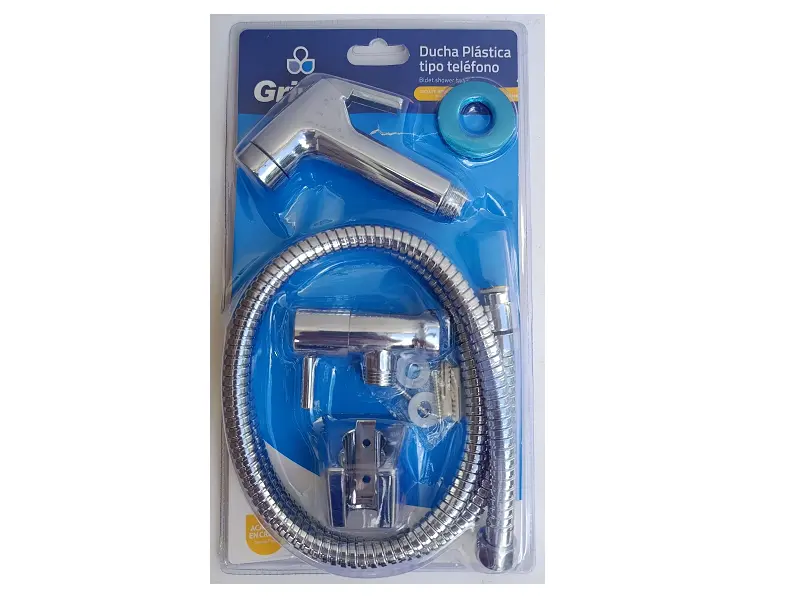DUCHA PLASTICA PARA BAÑO TIPO TELEFONO