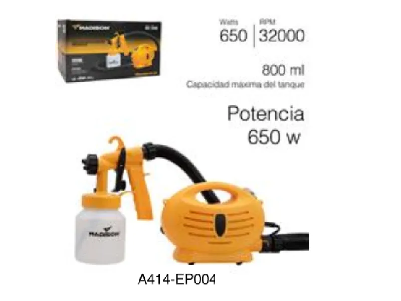 PISTOLA DE PINTAR CON ENVASE DE 800 ML 650W