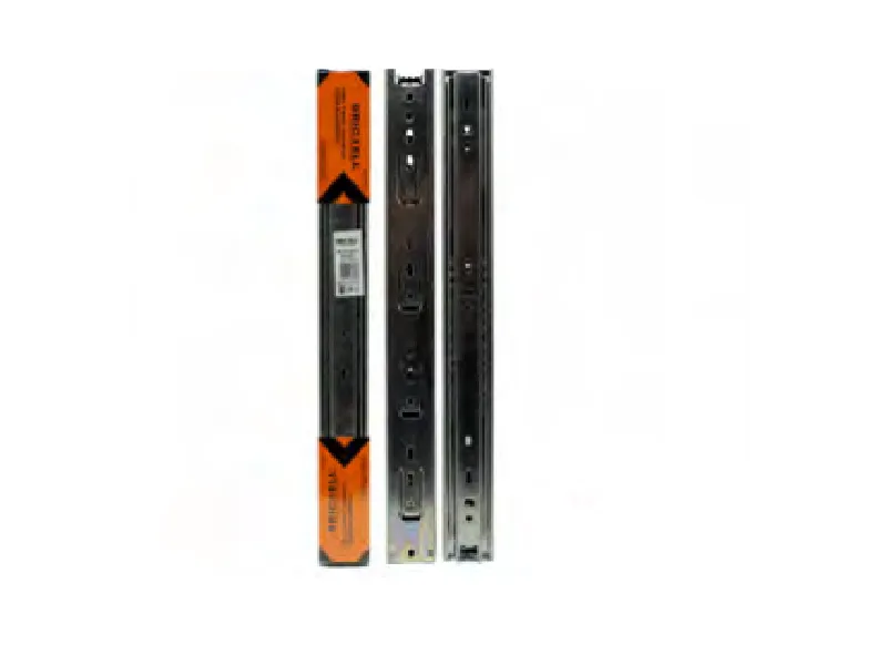 RIEL PROFESIONAL CON BALINERAS 45MM X 1.0 X 14¨ COLOR NEGRO