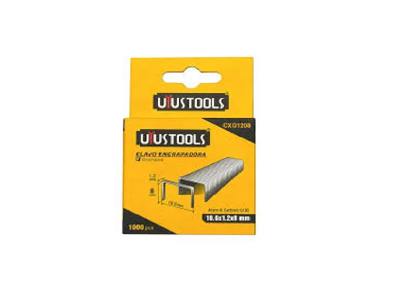 GRAPA P/ENGRAPADORA 1.2 X 8mm UYUSTOOLS CAJA 1000U