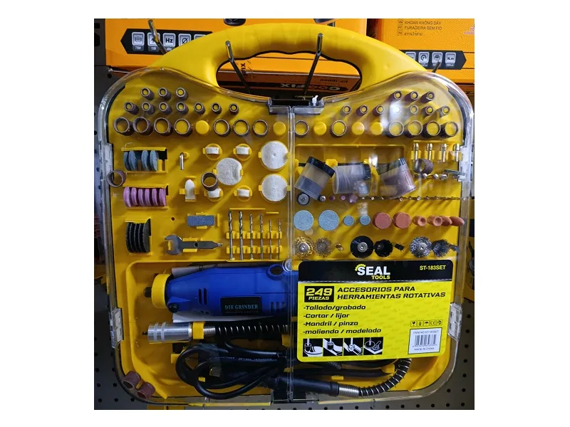 SET DREMEL HERRAMIENTA ROTATIIVA 110V 183PCS
