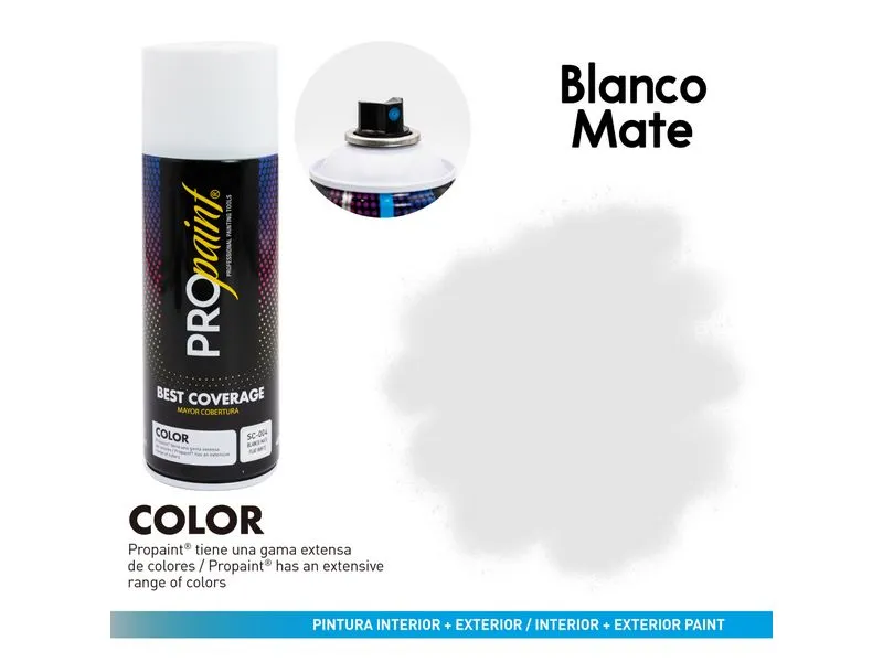 PINTURA EN AEROSOL (BLANCO MATE)