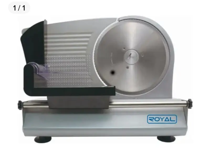 LASQUEADORA MARCA ROYAL MODELO RSL360, POTENCIA 150W, 110V 60HZ, 190 MM DIÁMETRO DE CORTE, GROSOR DEL CORTE AJUSTABLE 0-15 MM