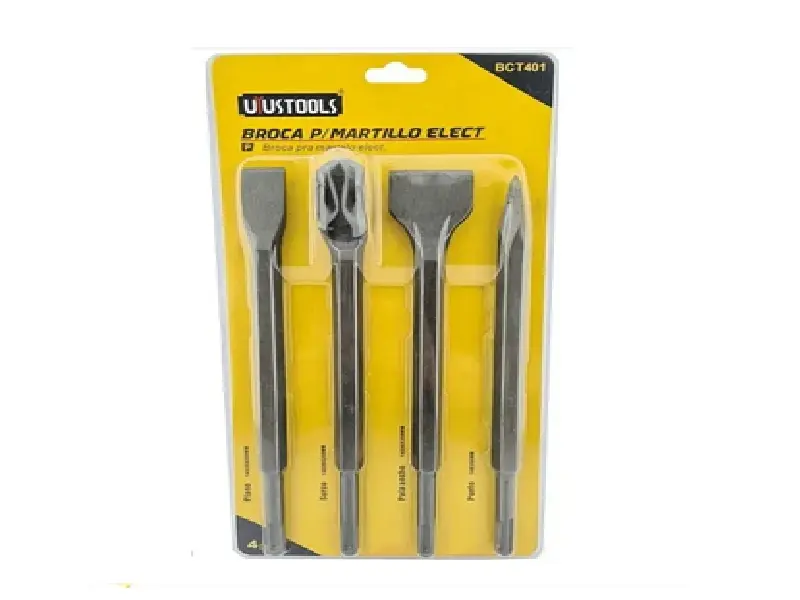 BROCA P/MARTILLO ELECT. 4PC PLANA UYUS