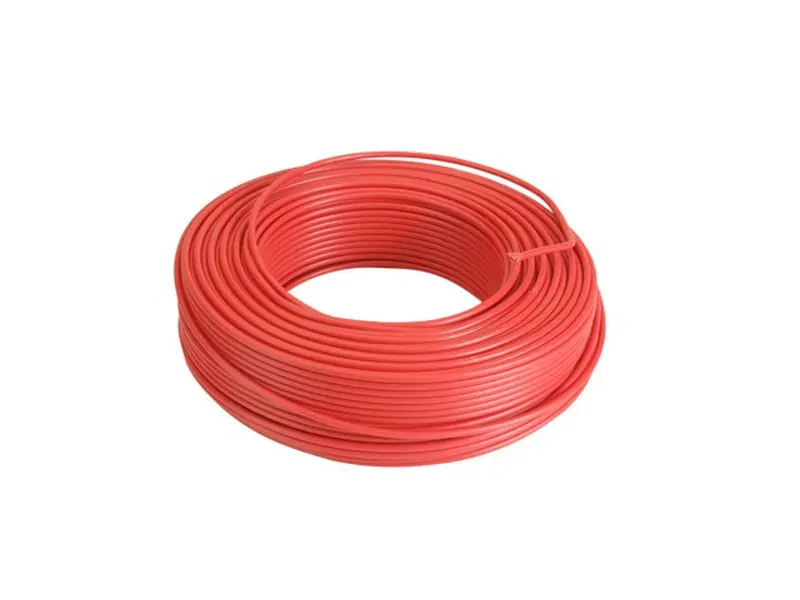 CABLE ELECTRICO INDIVIDUAL ROJO #10 X 328FT.-( ALUCOBRE)