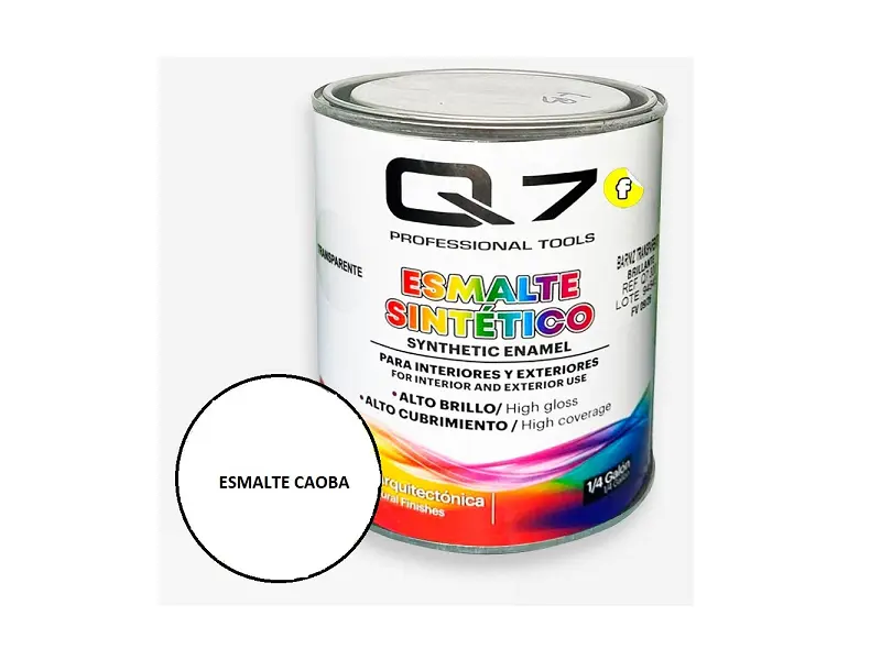 PINTURA ESMALTE -CAOBA-1 LITRO- Q7