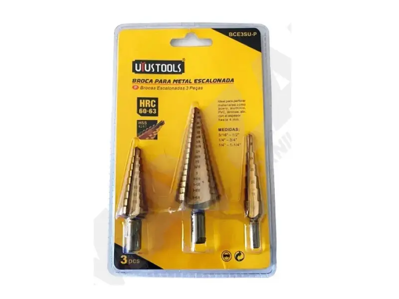 BROCA ESCALONADA 3PCS UYUS