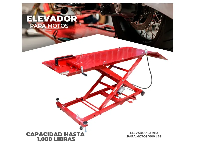 ELEVADOR PARA MOTOS PARA TALLERES DE MECANICA