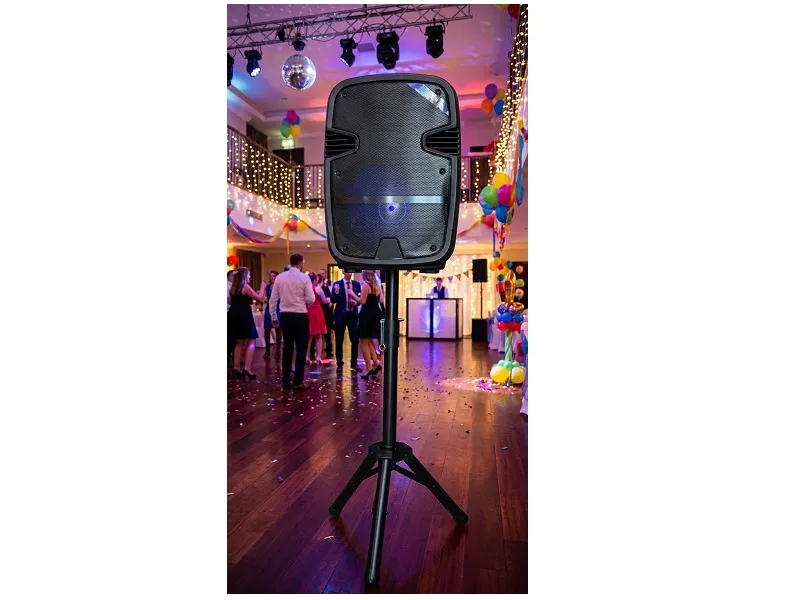 BOCINA DE MUSICA 12" 3000W CON TRIPODE ROYAL