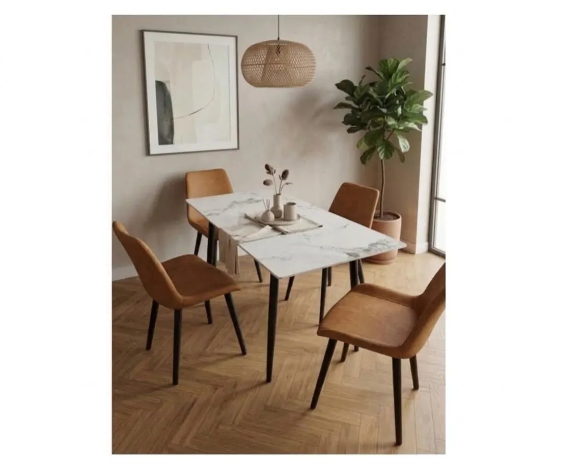 JUEGO DE COMEDOR 4 SILLAS (carmelita)