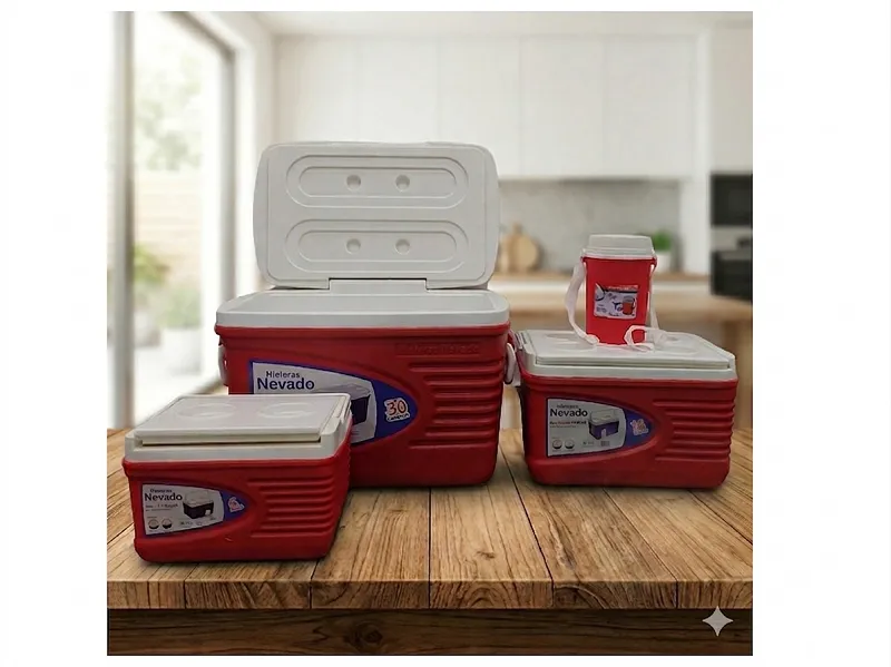 HIELERA TIPO COOLER SET DE 4 PIEZAS