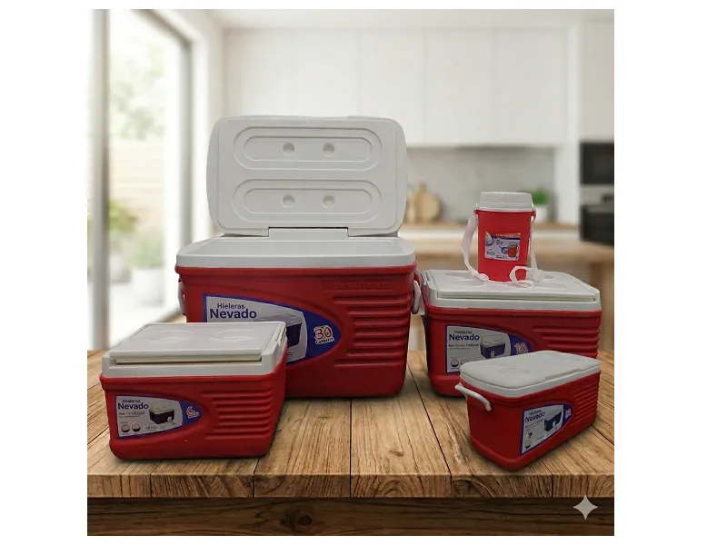 HIELERA TIPO COOLER SET DE 4 PIEZASA