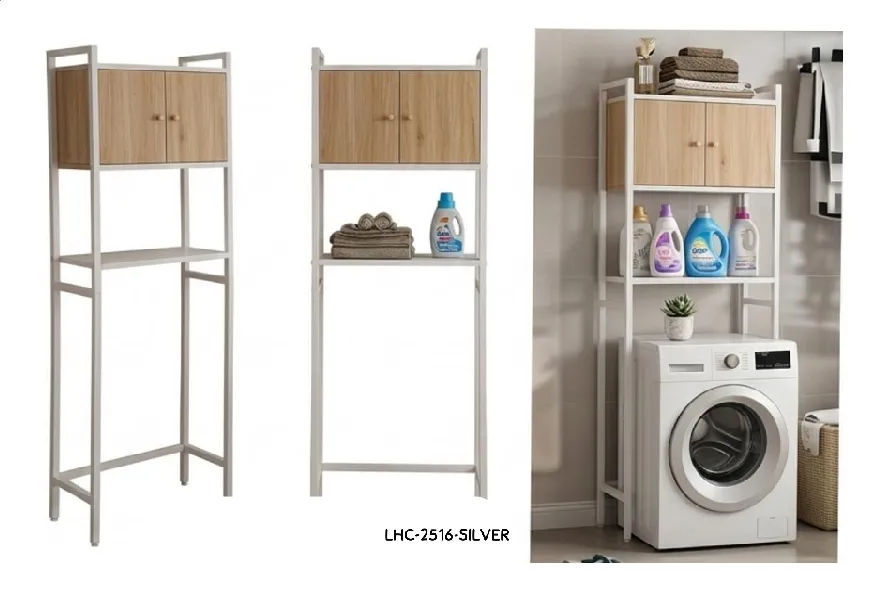 ESTANTE ORGANIZADOR P/ BAÑO CON PUERTA